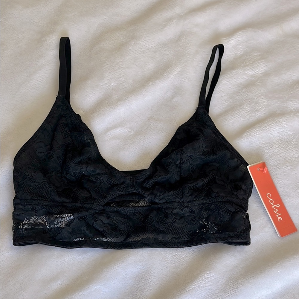 Black Lace Bralette